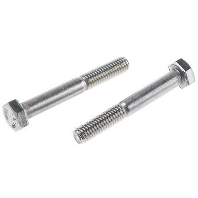 Stainless Steel, Hex Bolt, M6 x 45mm
