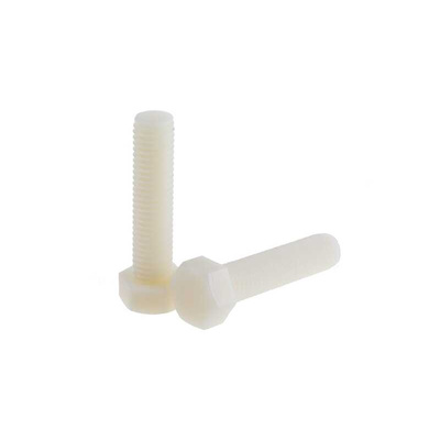 Plain Nylon, Hex Bolt, M12 x 50mm
