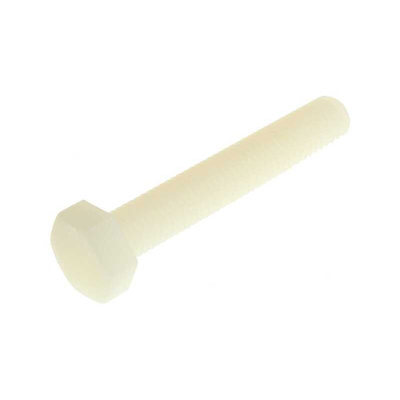 Plain Nylon, Hex Bolt, M12 x 70mm