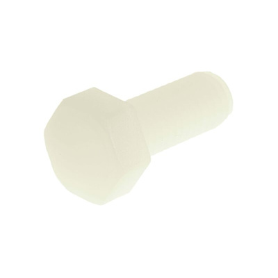Plain Nylon, Hex Bolt, M8 x 20mm