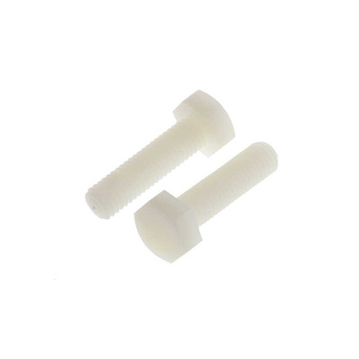 Plain Nylon, Hex Bolt, M8 x 30mm