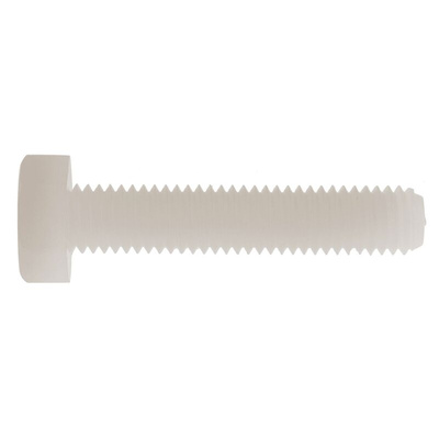 Plain Nylon, Hex Bolt, M8 x 40mm