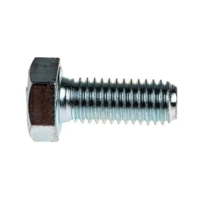 Bright Zinc Plated Zinc Plated Steel, Hex Bolt, M8 x 20mm