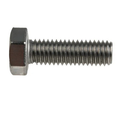 Plain Stainless Steel, Hex Bolt, M8 x 25mm