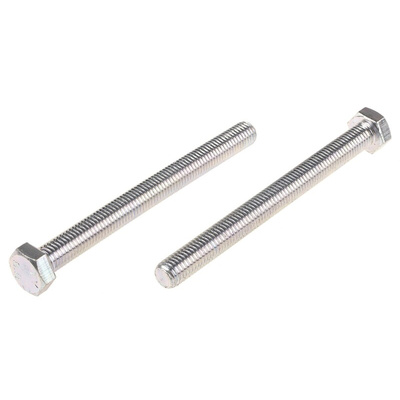 Zinc Plated Steel Hex, Hex Bolt, M12 x 130mm