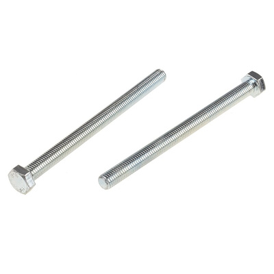 Zinc Plated Steel Hex, Hex Bolt, M12 x 160mm
