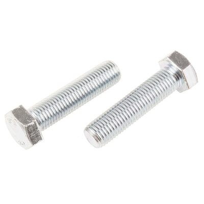 Zinc Plated Steel Hex, Hex Bolt, M16 x 65mm