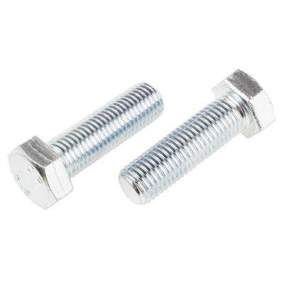 Zinc Plated Steel Hex, Hex Bolt, M20 x 65mm
