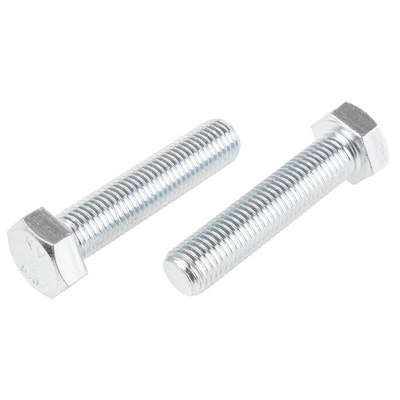 Zinc Plated Steel Hex, Hex Bolt, M20 x 90mm