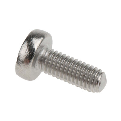 RS PRO Pozidriv Pan A4 316 Stainless Steel Machine Screws DIN 7985, M3x8mm