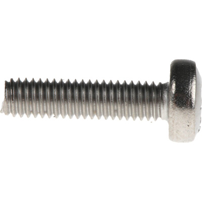 RS PRO Pozidriv Pan A4 316 Stainless Steel Machine Screws DIN 7985, M3x12mm