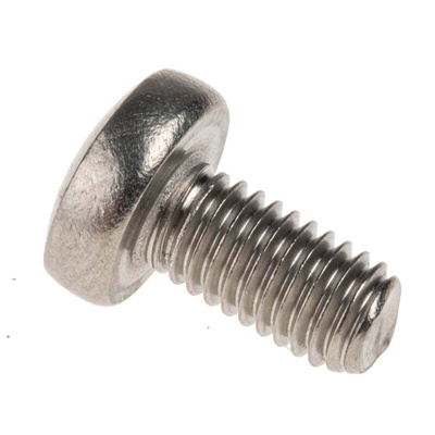RS PRO Pozidriv Pan A4 316 Stainless Steel Machine Screws DIN 7985, M5x10mm