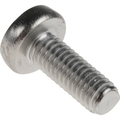 RS PRO Pozidriv Pan A4 316 Stainless Steel Machine Screws DIN 7985, M6x16mm