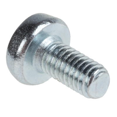 RS PRO Pozidriv Pan Steel Machine Screws DIN 7985, M3x6mm