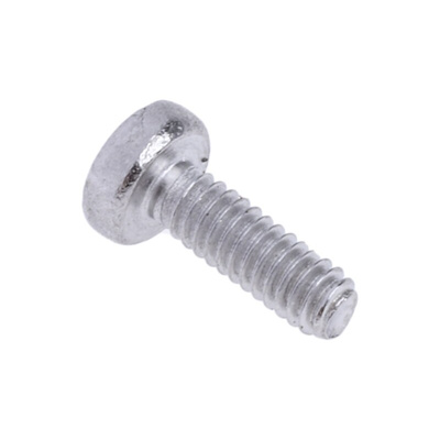 RS PRO Pozidriv Pan A2 304 Stainless Steel Machine Screws DIN 7985, M2x6mm
