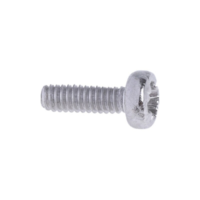 RS PRO Pozidriv Pan A2 304 Stainless Steel Machine Screws DIN 7985, M2x6mm