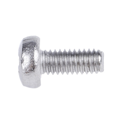 RS PRO Pozidriv Pan A2 304 Stainless Steel Machine Screws DIN 7985, M2.5x6mm