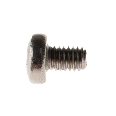 RS PRO Pozidriv Pan A2 304 Stainless Steel Machine Screws DIN 7985, M4x6mm