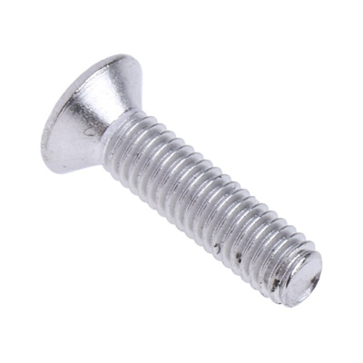 RS PRO Pozidriv Countersunk A2 304 Stainless Steel Machine Screws DIN 965, M3x12mm