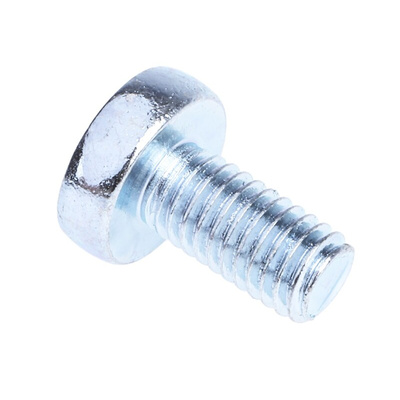 RS PRO Pozidriv Pan Steel Machine Screws DIN 7985Z, M5x10mm
