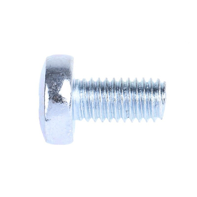 RS PRO Pozidriv Pan Steel Machine Screws DIN 7985Z, M5x10mm