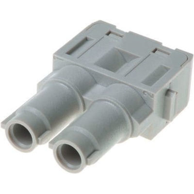 HARTING Han-Modular Heavy Duty Power Connector Module, 2 contacts, 70A, Female