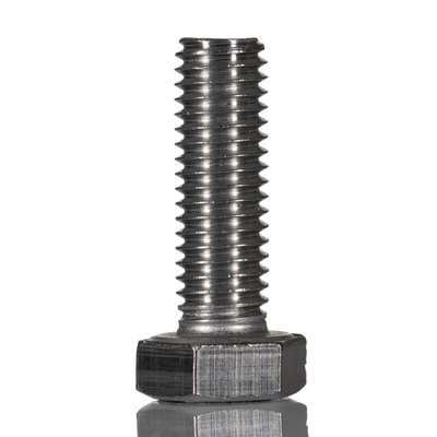 Plain Stainless Steel, Hex Bolt, M12 x 30mm