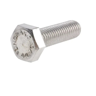 Plain Stainless Steel, Hex Bolt, M10 x 35mm