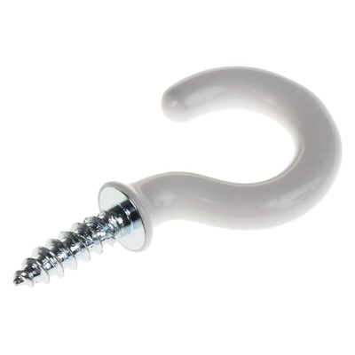 RS PRO Steel, Screw J Hook, 31mm, 10mm