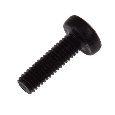 RS PRO Pozidriv Pan Steel Machine Screws DIN 7985, M3x10mm