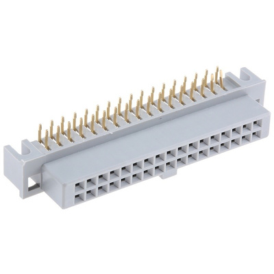 3M, 5100 2.54mm Pitch 34 Way 2 Row Right Angle PCB Socket, Through Hole, Solder Termination