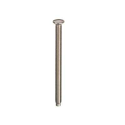 RS PRO Slot Raised (Countersunk) Steel Machine Screws DIN 964, M3.5x35mm
