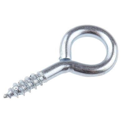 RS PRO Steel, Screw Eye Hook, 45mm, 10mm
