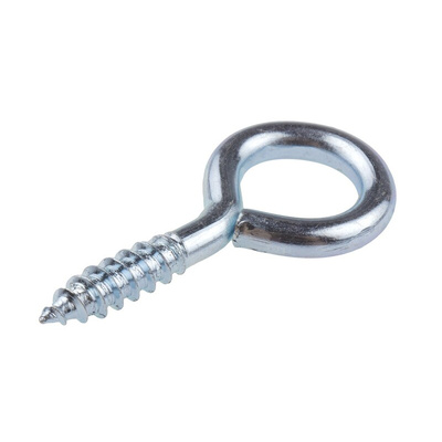 RS PRO Steel, Screw Eye Hook, 55mm, 12mm