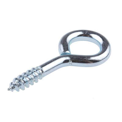 RS PRO Steel, Screw Eye Hook, 65mm, 14mm