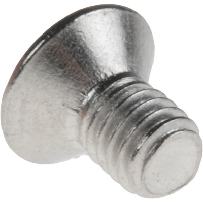 RS PRO Pozidriv Countersunk A2 304 Stainless Steel Machine Screws DIN 965, M3x5mm