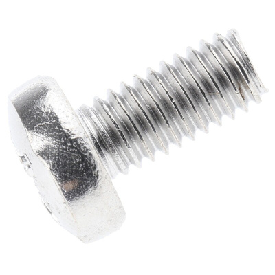 RS PRO Pozidriv Pan A4 316 Stainless Steel Machine Screws DIN 7985, M6x12mm