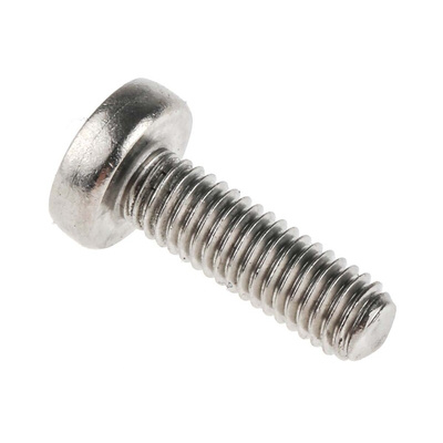 RS PRO Pozidriv Pan A2 304 Stainless Steel Machine Screws DIN 7985, M5x16mm