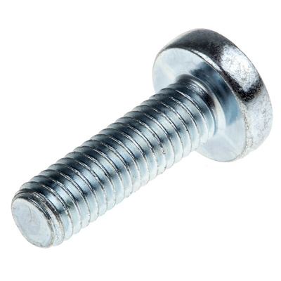 RS PRO Torx Pan Steel Machine Screws, M6x20mm