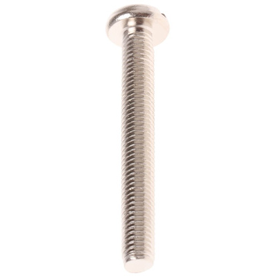 RS PRO Slot Pan Brass Machine Screws DIN 85, M5x40mm