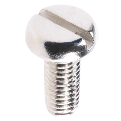 RS PRO Slot Round Brass Machine Screw BS 57 4BAx1/2in