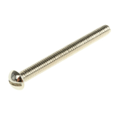 RS PRO Slot Round Brass Machine Screws BS 57 4BAx1 1/2in