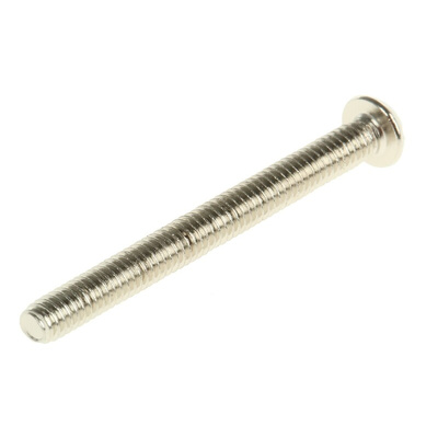 RS PRO Slot Round Brass Machine Screws BS 57 4BAx1 1/2in