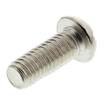 RS PRO Slot Round Brass Machine Screws BS 57 2BAx1/2in