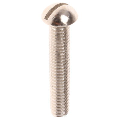 RS PRO Slot Round Brass Machine Screws BS 57 2BAx1in