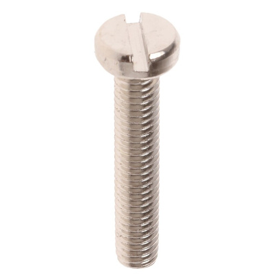 RS PRO Slot  Cheese Head Brass Machine Screws DIN 84, M3x16mm