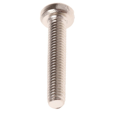 RS PRO Slot  Cheese Head Brass Machine Screws DIN 84, M3x16mm