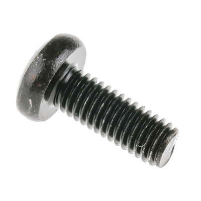 RS PRO Pozidriv Pan Steel Machine Screws DIN 7985, M6x16mm