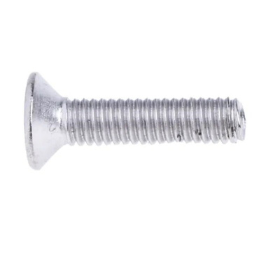 RS PRO Pozidriv Countersunk A2 304 Stainless Steel Machine Screw DIN 965, M3x12mmx0.472in