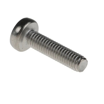 RS PRO Pozidriv Pan A4 316 Stainless Steel Machine Screw DIN 7985, M3x12mmx0.472in